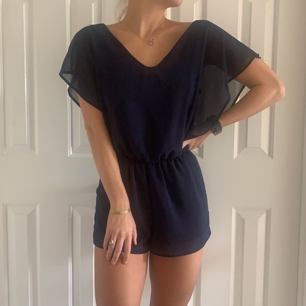 Blue romper